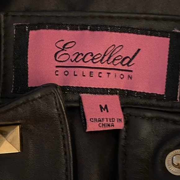 EXCELLED Leather coat. Vintage.Midi, Medium. rich brown. Excelled Collection - Picture 9 of 11